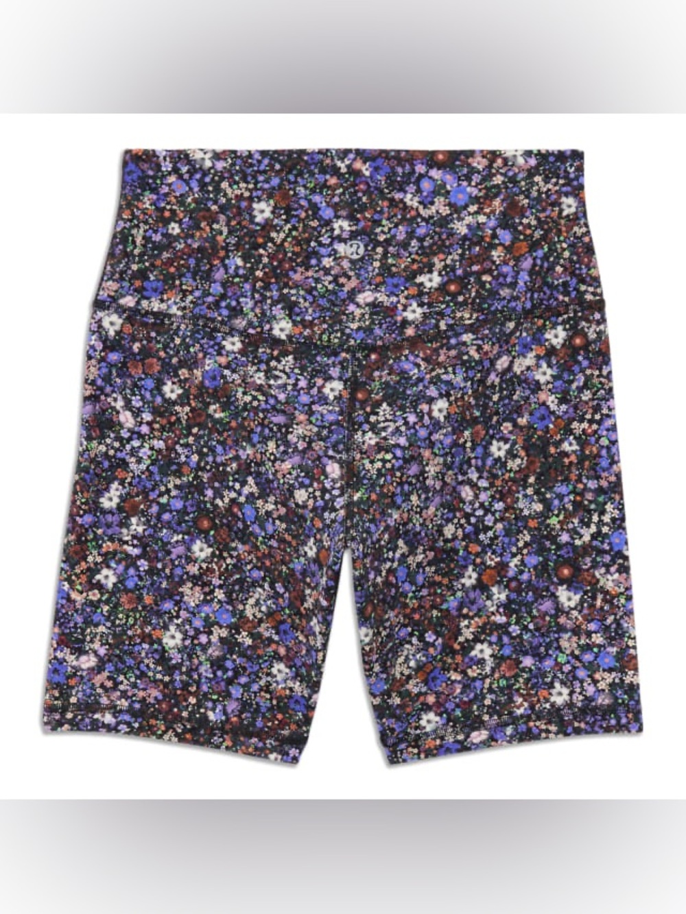 lululemon athletica Floral Print Women’s Align Shorts size 6 8”